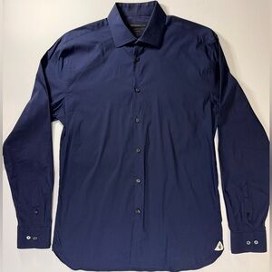 EUC John Varvatos USA navy blue shirt